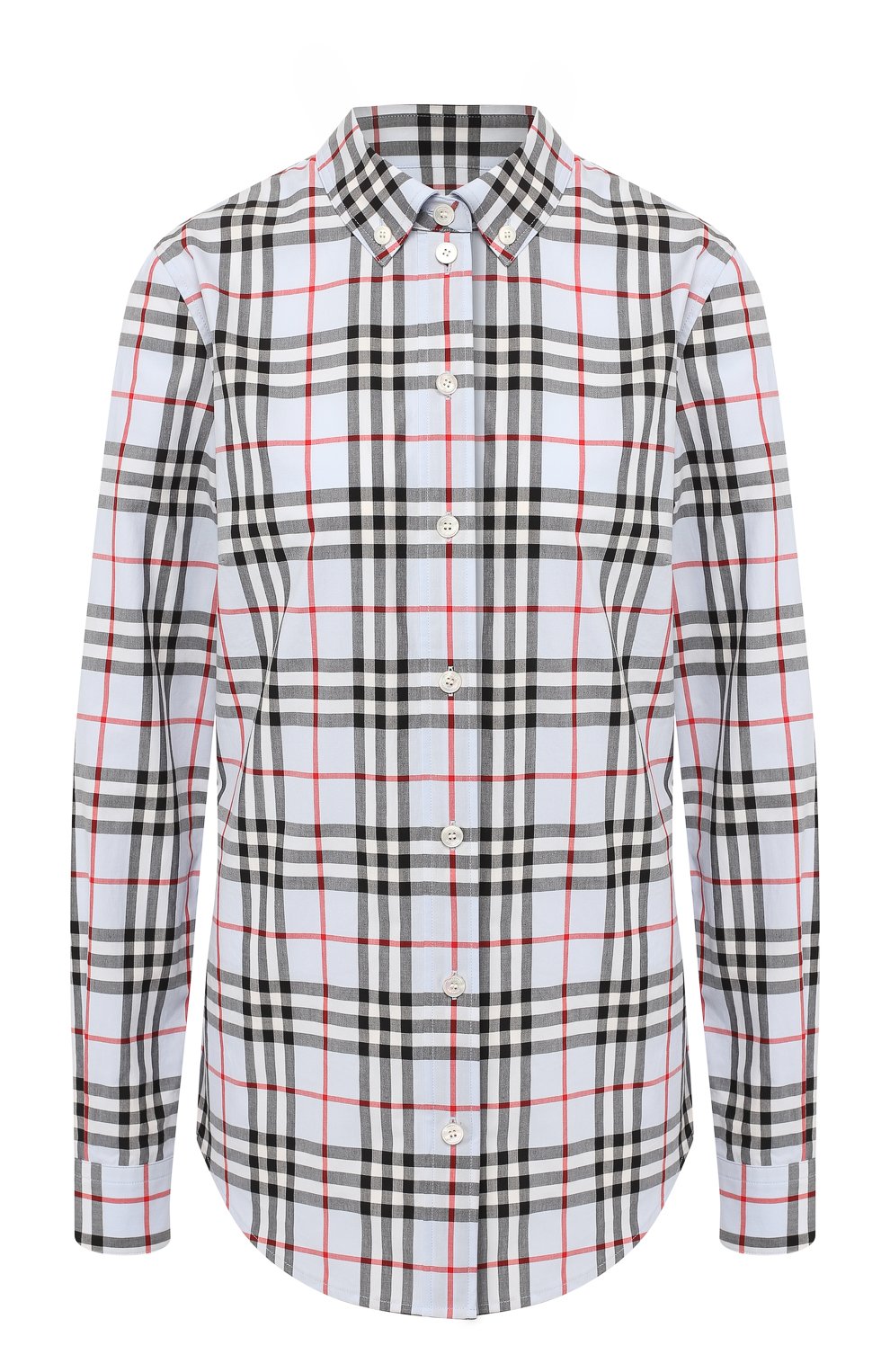 Хлопковая р убашка BURBERRY, арт. 8011394, фото 1