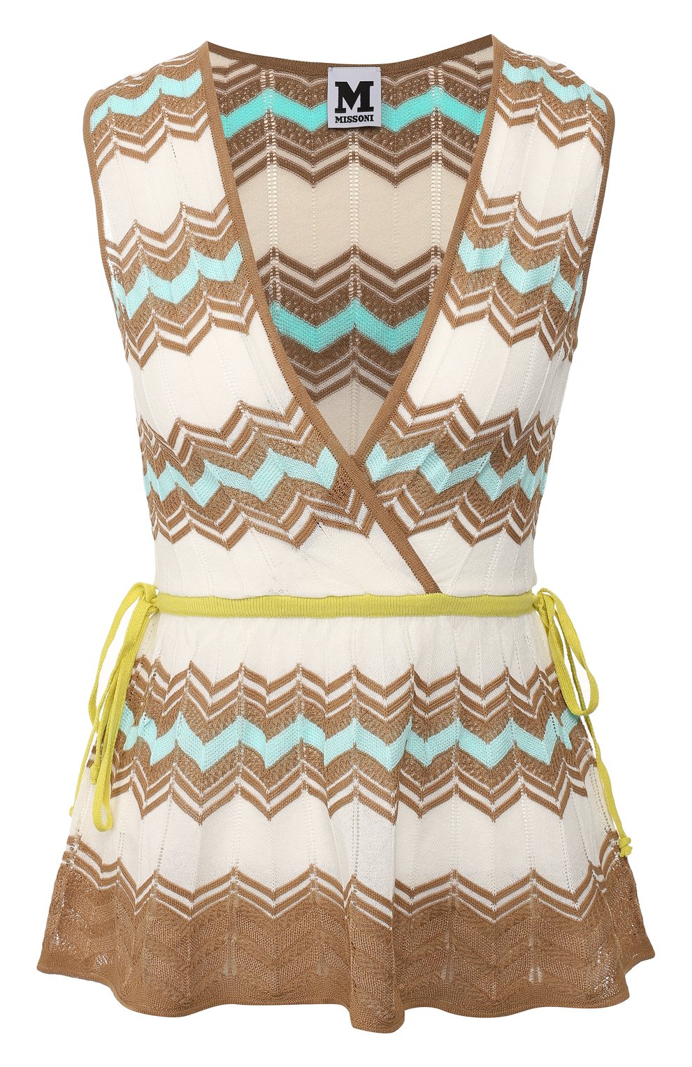 Топ из смеси хлопка и вискозы M MISSONI, арт. 2DN00065/2K000S, фото 1