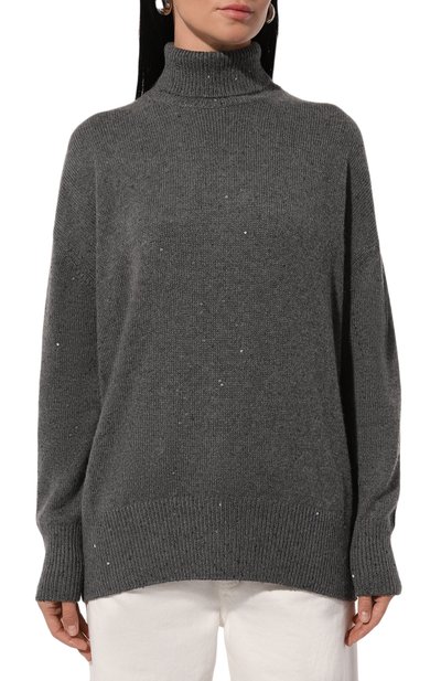 Свитер из кашемира и шелка BRUNELLO CUCINELLI, арт. M73539914P, фото 3