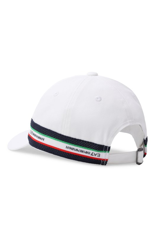 Хлопковая бейсболка EA7 7X000609/AF15502 Белый  7X000609/AF15502 Фото 2