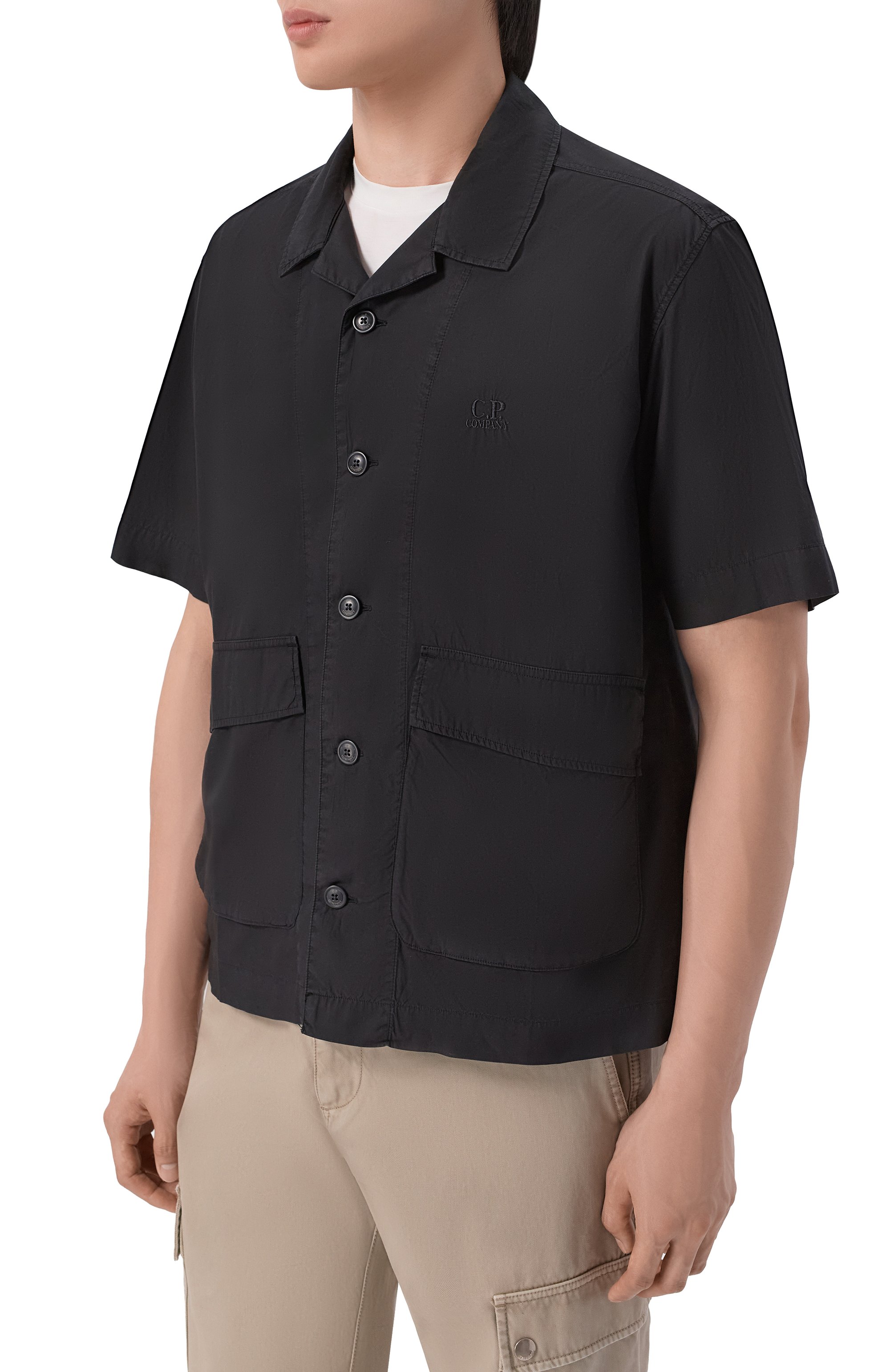 Хлопковая рубашка C.P. COMPANY, арт. 20CMSH230A/005328G, фото 3