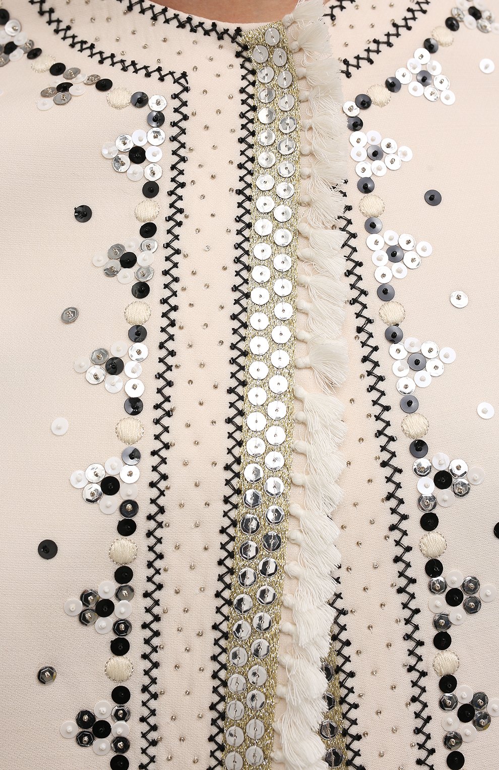 Жакет из шерсти и шелка VALENTINO кремового цвета по цене 545500 руб., арт. WB3CE2781CF, фото 5 Жакет из шерсти и шелка VALENTINO, арт. WB3CE2781CF, фото 5