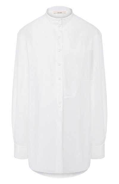 Женская хлопковая рубашка с воротником-стойкой CELINE, арт. 20D046262