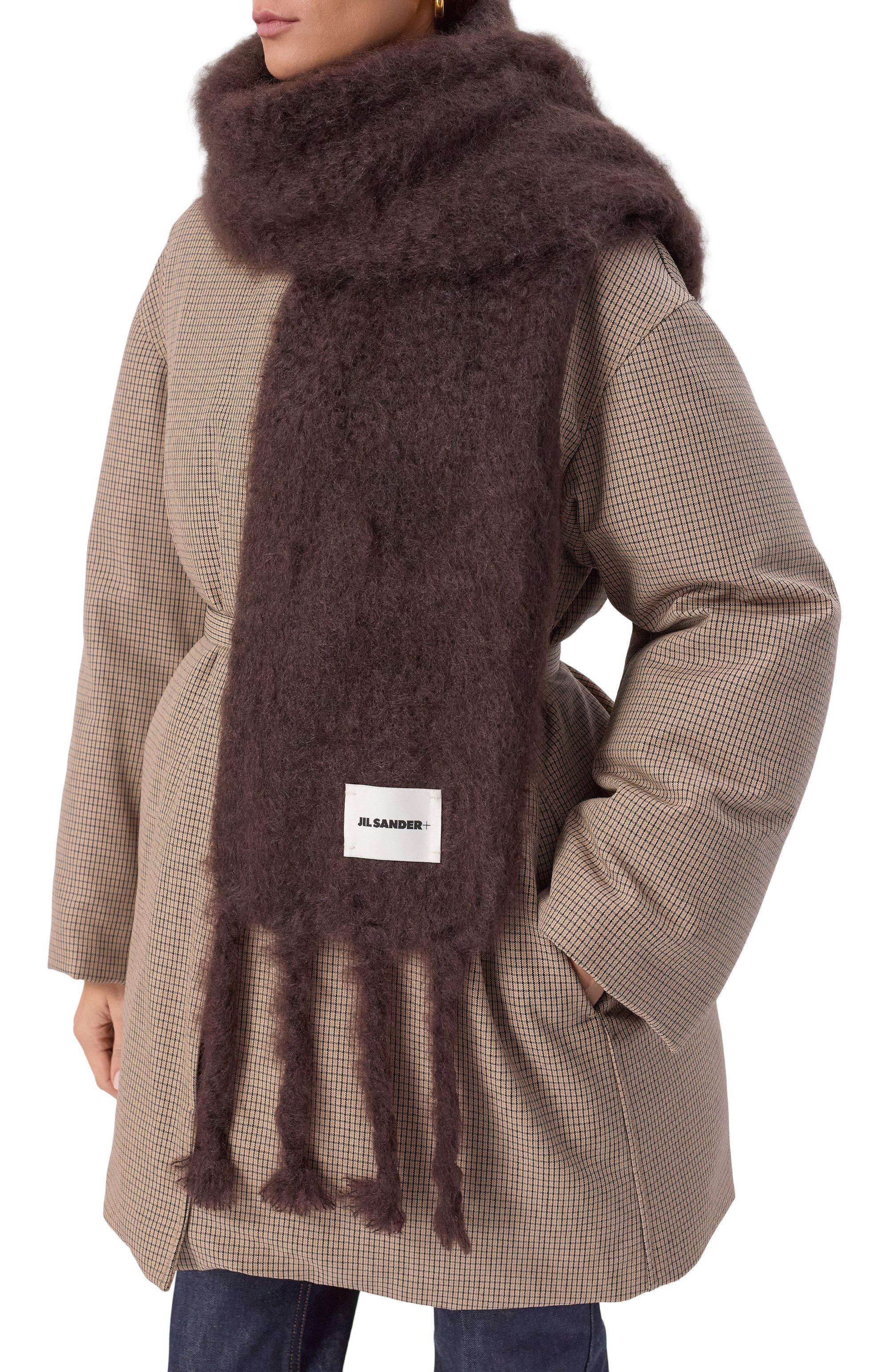 Шерстяной шарф JIL SANDER, арт. J40TE0132/J40041, фото 2