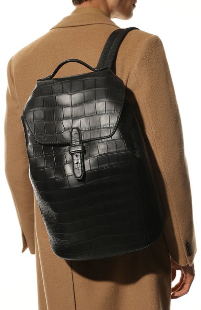 Рюкзак из кожи аллигатора BRIONI, арт. 0IW60L/P1716/AMIS, фото 2