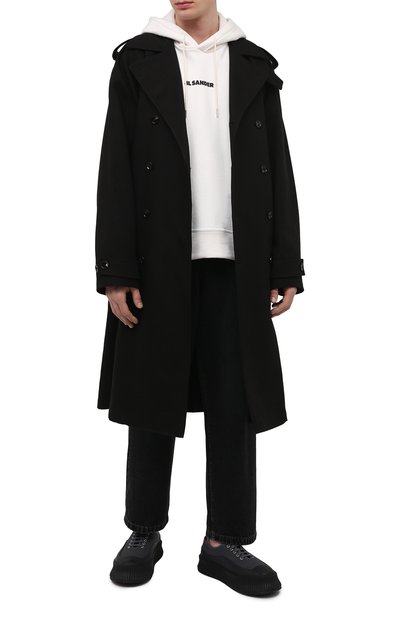 Текстильные кеды JIL SANDER, арт. JI36513A-13135, фото 2