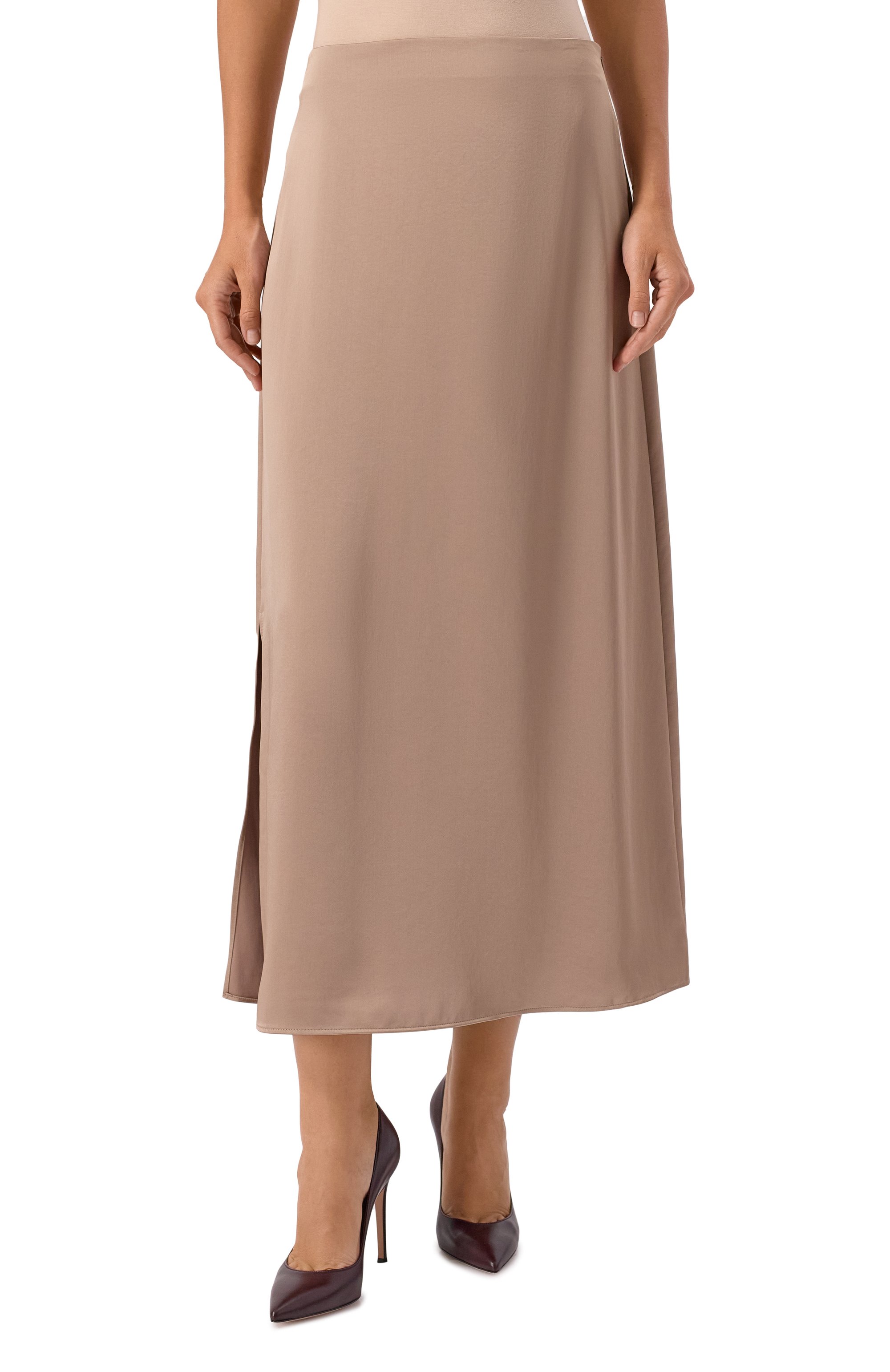 Юбка WEEKEND MAX MARA бежевого цвета по цене 24500 руб., арт. ANGEL0, фото 3 Юбка WEEKEND MAX MARA, арт. ANGEL0, фото 3