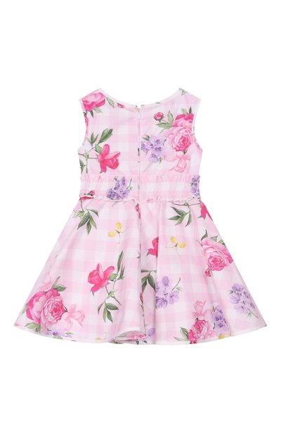 Хлопковое платье MONNALISA, арт. 11G908, фото 2