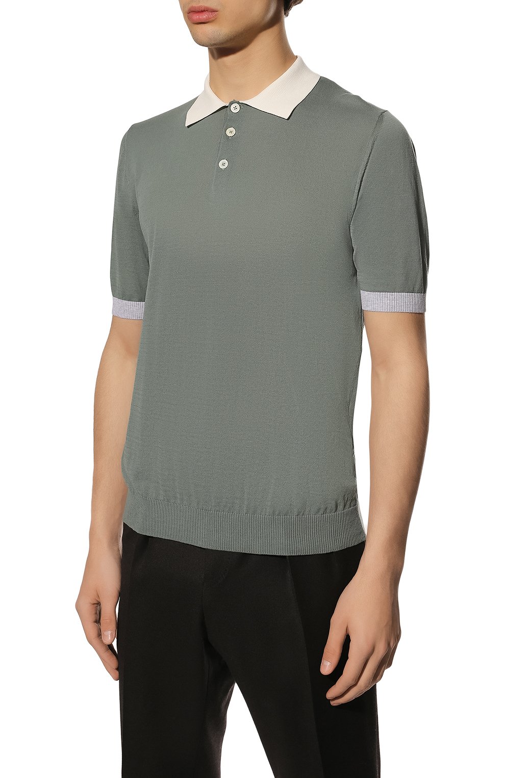 Хлопковое поло ELEVENTY PLATINUM, арт. E76MAGE21 MAG0E012, фото 3