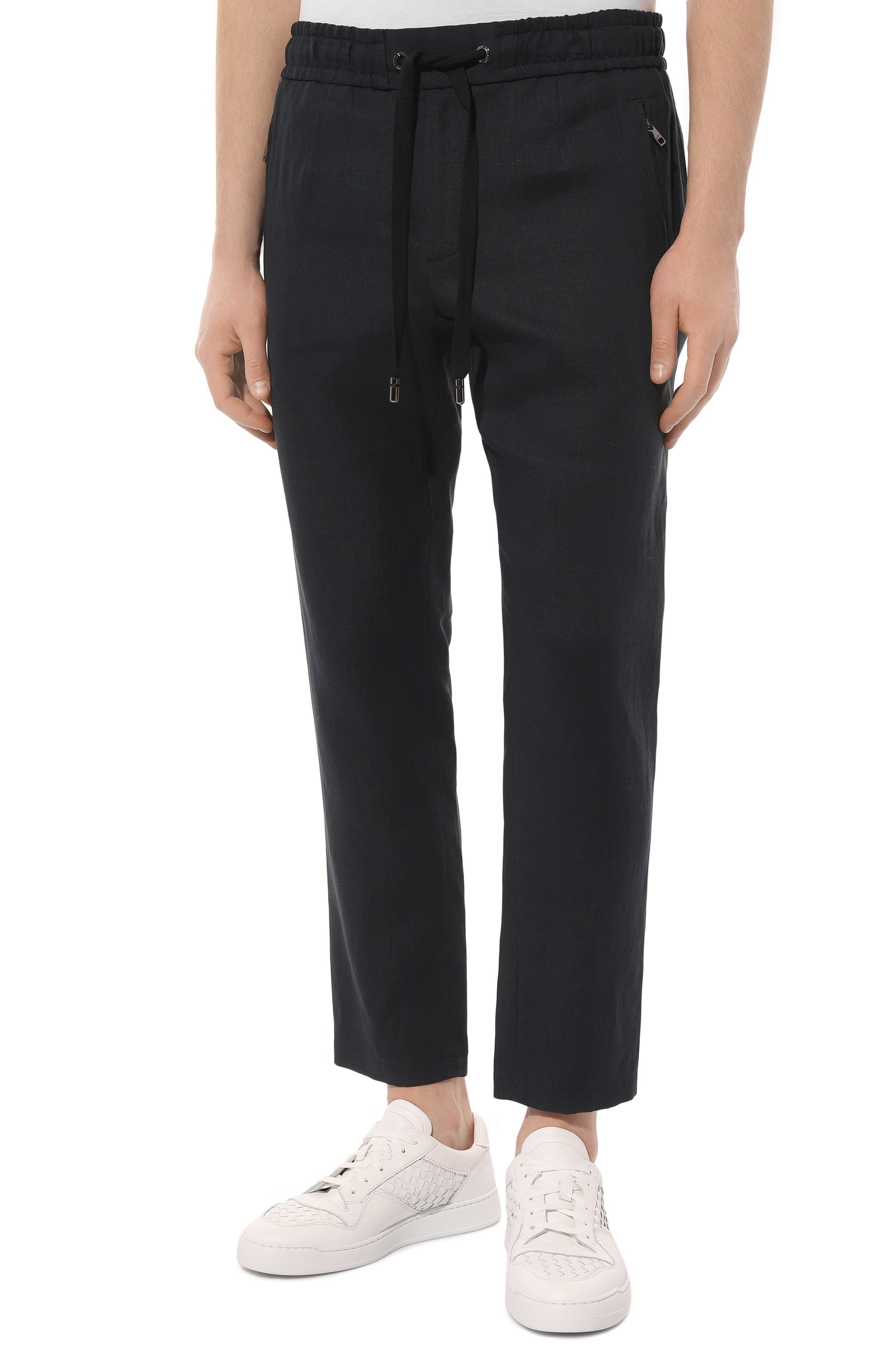 Льняные брюки DOLCE & GABBANA, арт. GVZAET/GG862, фото 3