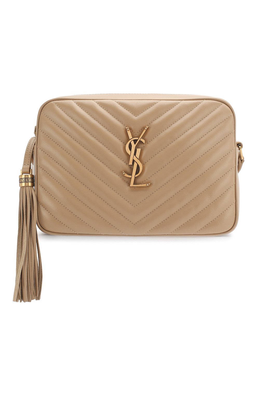 Сумка lou medium SAINT LAURENT бежевого цвета по цене 299500 руб., арт. 612544/DV707, фото 1 Сумка lou medium SAINT LAURENT, арт. 612544/DV707, фото 1