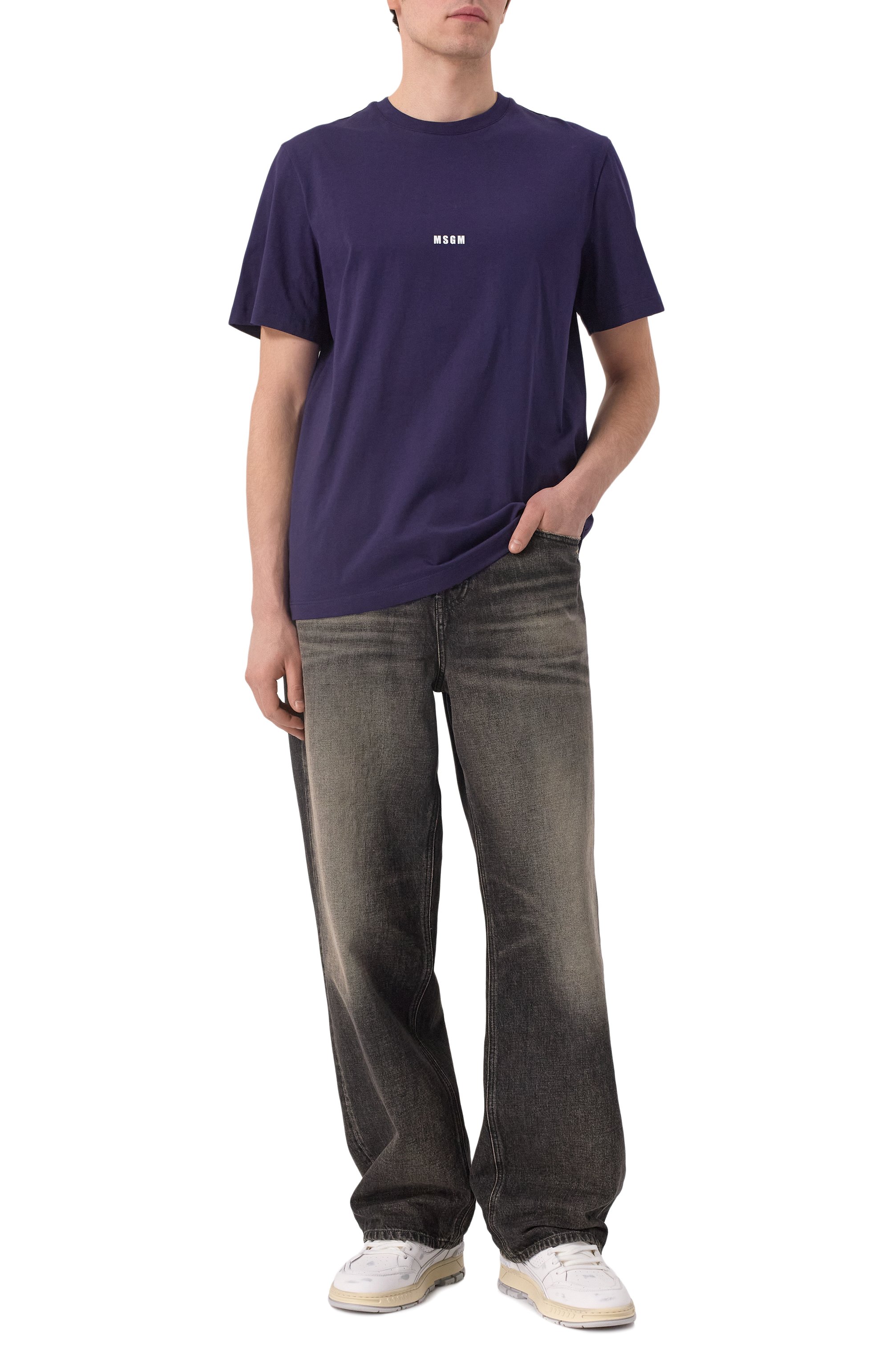 Хлопковая футболка MSGM, арт. 3840MM500/257002, фото 2