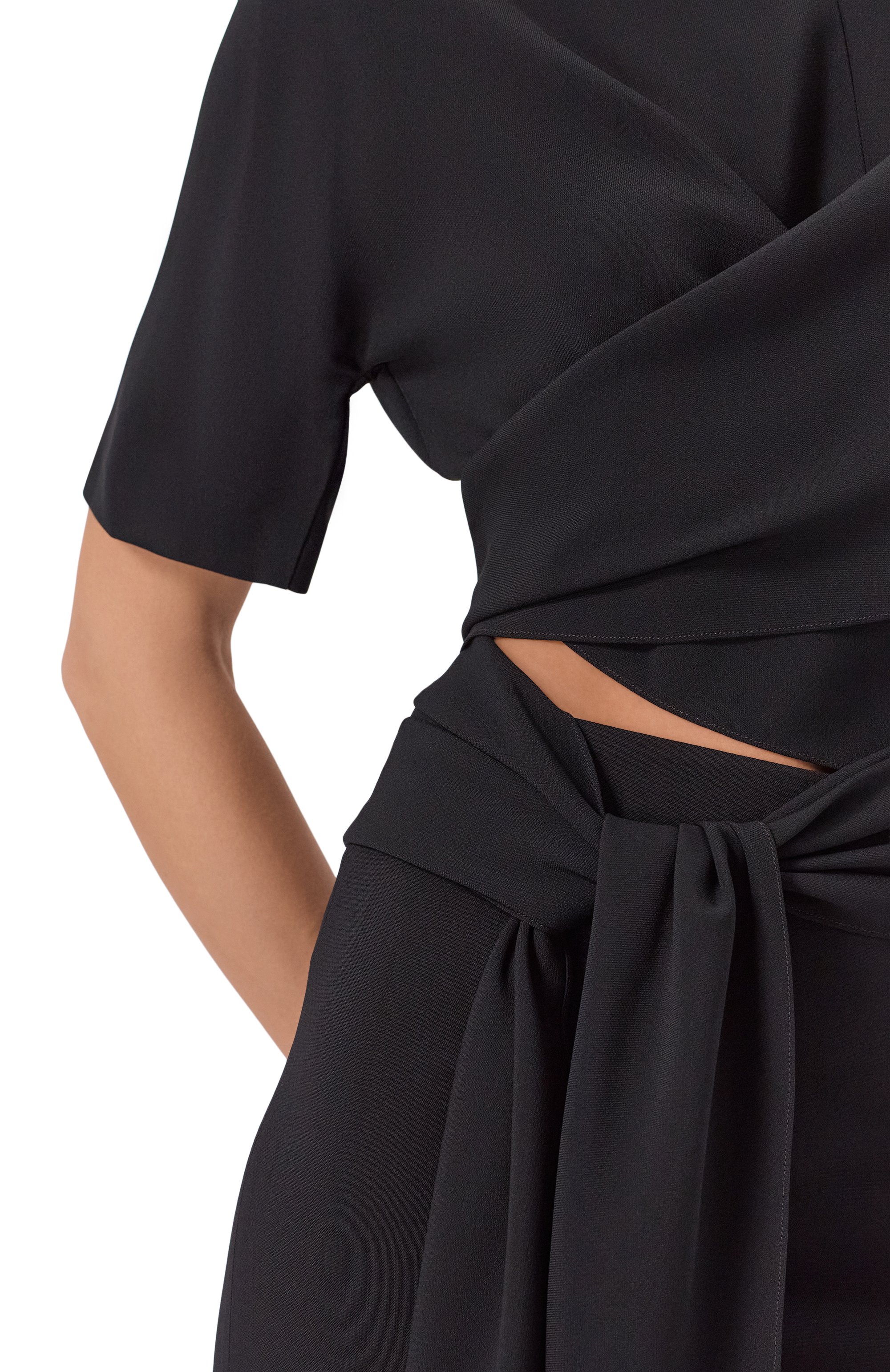 Топ ALAIA черного цвета по цене 215500 руб., арт. AA9H1250W071B, фото 5 Топ ALAIA, арт. AA9H1250W071B, фото 5