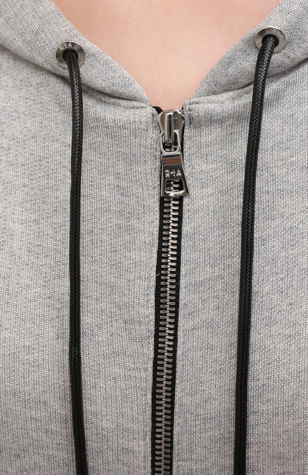 Хлопковое боди RTA серого цвета по цене 41250 руб., арт. WH21-A786-7274LTGRY, фото 5 Хлопковое боди RTA, арт. WH21-A786-7274LTGRY, фото 5