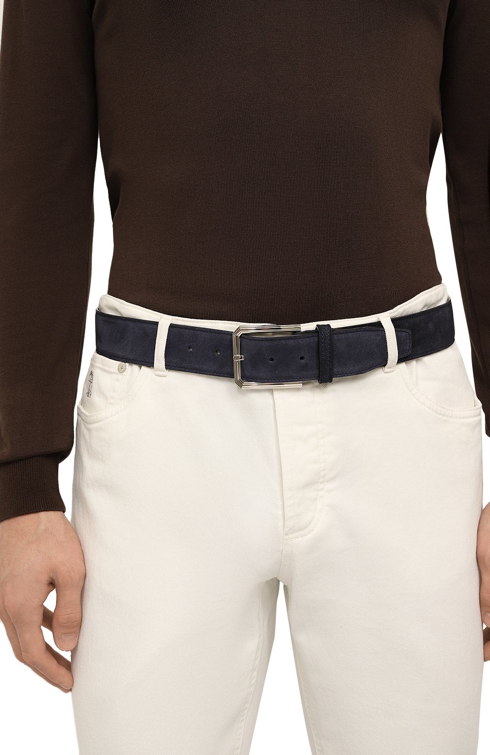 Замшевый ремень KITON, арт. USC23PN00113, фото 2