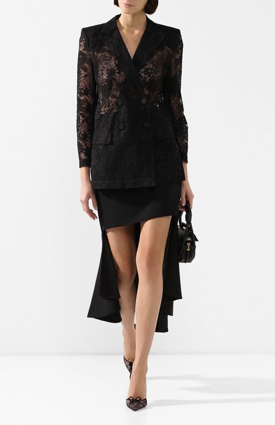 Жакет из смеси хлопка и вискозы GIVENCHY черного цвета по цене 215000 руб., арт. BW30B0208A, фото 2 Жакет из смеси хлопка и вискозы GIVENCHY, арт. BW30B0208A, фото 2