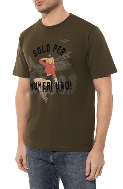 Хлопковая футболка AERONAUTICA MILITARE, арт. 232/TS2131J584, фото 3