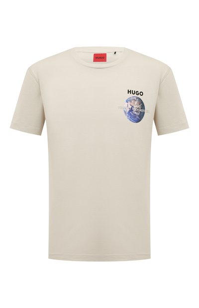 Хлопковая футболка HUGO, арт. 50473808, фото 1