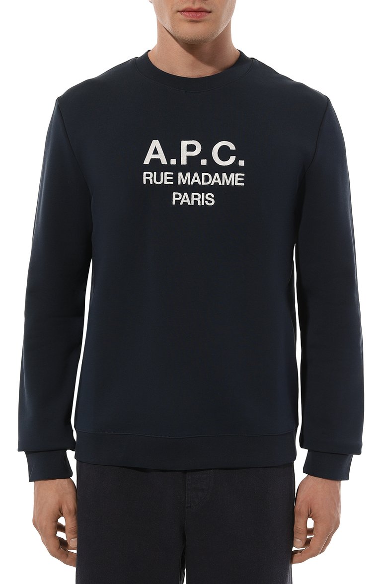 Хлопковый свитшот A.P.C., арт. C0EZDH27500IAJ, фото 3