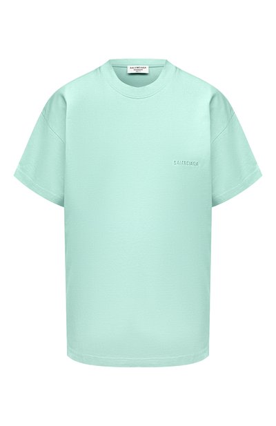 Женская хлопковая футболка BALENCIAGA, арт. 612965/TLVB9