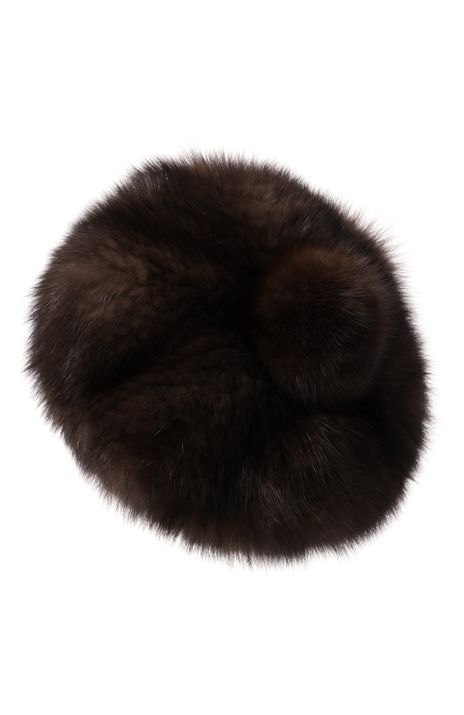 Берет из меха соболя BLACK SABLE коричневого цвета по цене 127000 руб., арт. BS-47CF6, фото 2 Берет из меха соболя BLACK SABLE, арт. BS-47CF6, фото 2