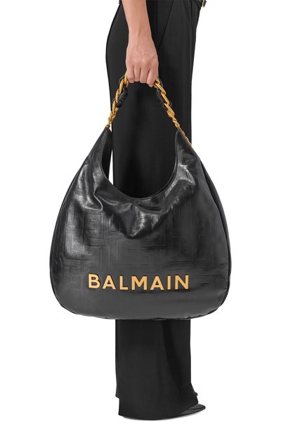 Сумка 1945 soft hobo large BALMAIN, арт. EN1BT929/LETF, фото 2