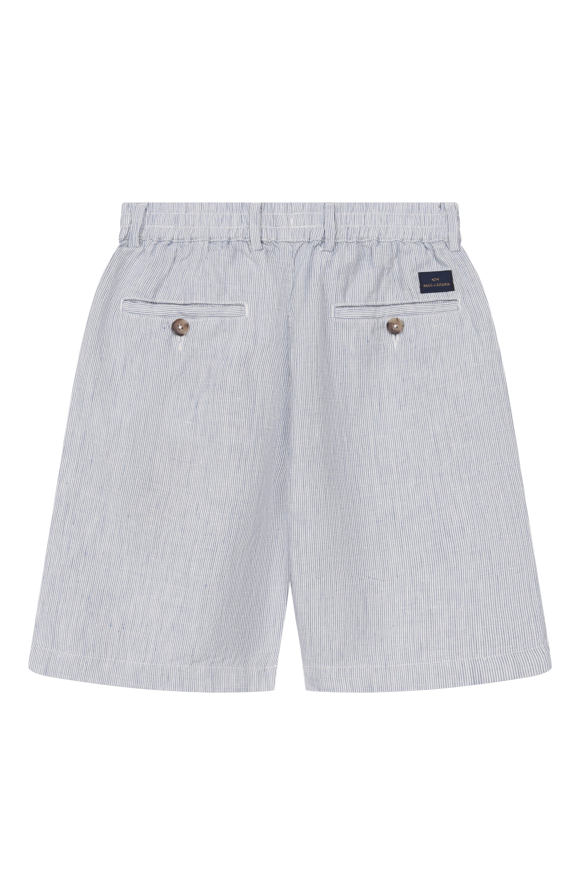 Льняные шорты PAUL & SHARK JUNIOR, арт. WUQ000/LUE03/10A-16A, фото 2