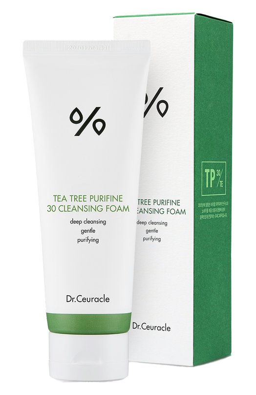 фото Пенка для умывания с чайным деревом tea tree 3urifine 30 cleansing foam (150ml) dr.ceuracle