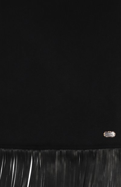 Кашемировый шарф AGNONA черного цвета по цене 208000 руб., арт. AS0804E/D7036E, фото 4 Кашемировый шарф AGNONA, арт. AS0804E/D7036E, фото 4