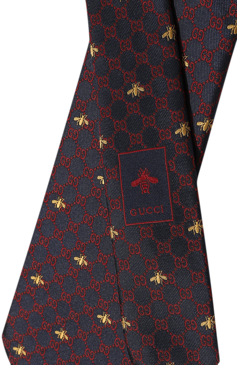 Шелковый галстук GUCCI, арт. 545078 4E002, фото 4
