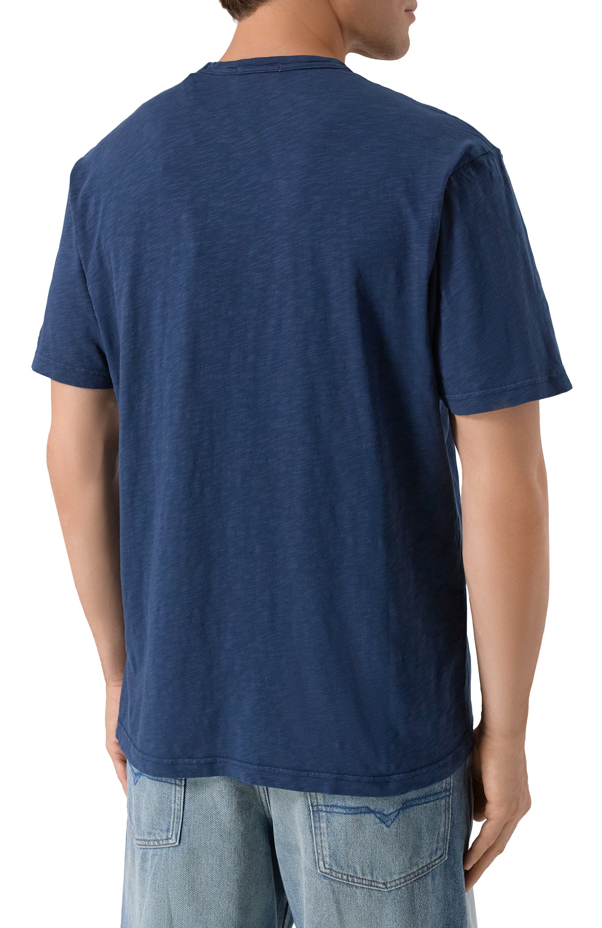 Хлопковая футболка MC2 SAINT BARTH темно-синего цвета по цене 9575 руб., арт. STBM PRESIDENT/00151H, фото 4 Хлопковая футболка MC2 SAINT BARTH, арт. STBM PRESIDENT/00151H, фото 4