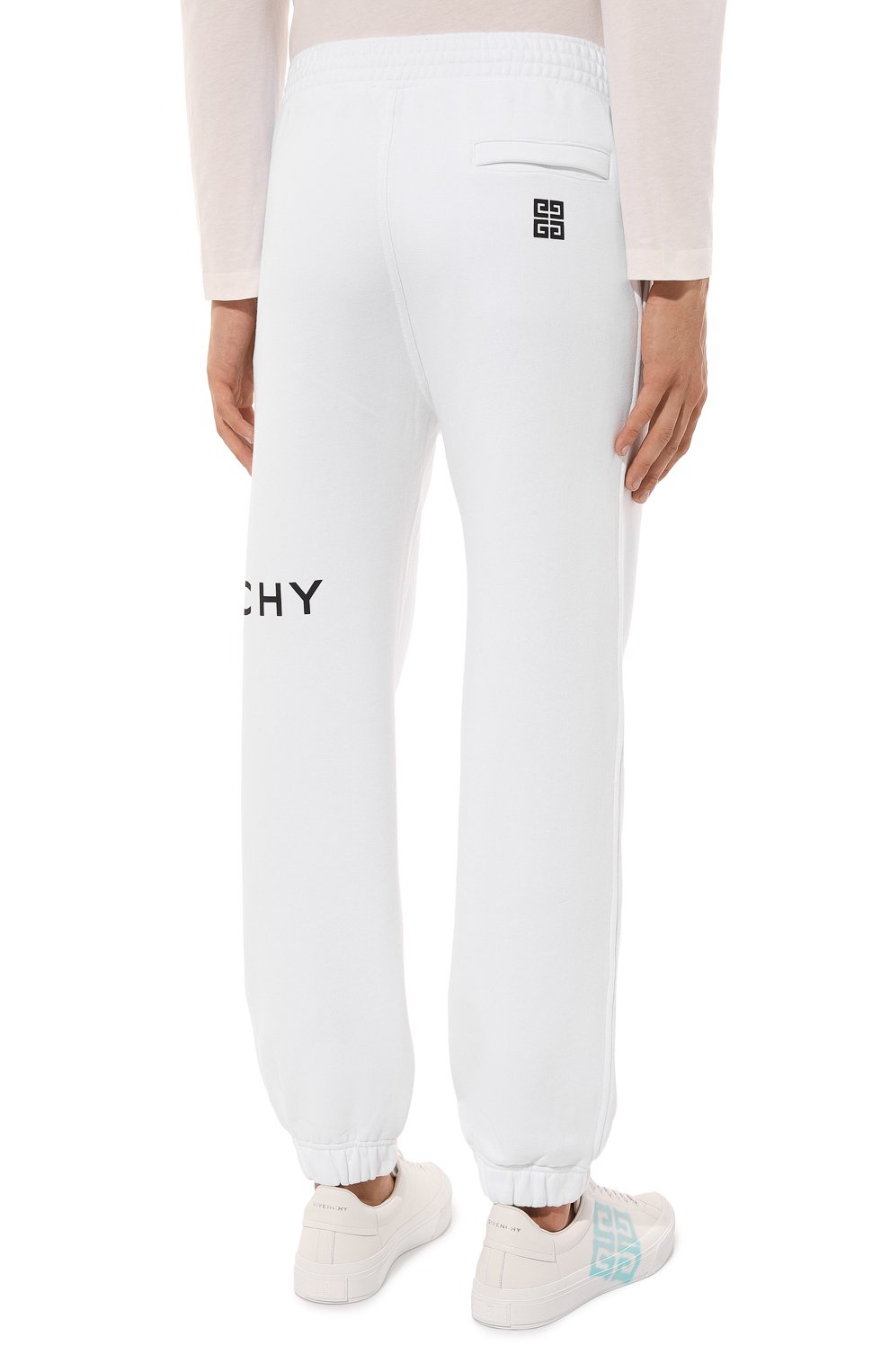 Хлопковые джоггеры GIVENCHY, арт. BM514M3YAC, фото 4