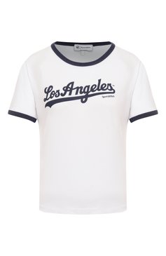 Хлопковая футболка sporty & rich x la dodgers SPORTY AND RICH, арт. T0073627667WH50, фото 1