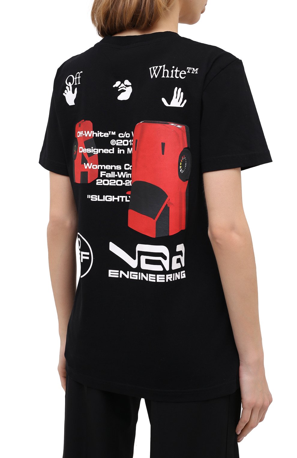 Хлопковая футболка OFF-WHITE, арт. 0WAA049F20JER0131001, фото 4