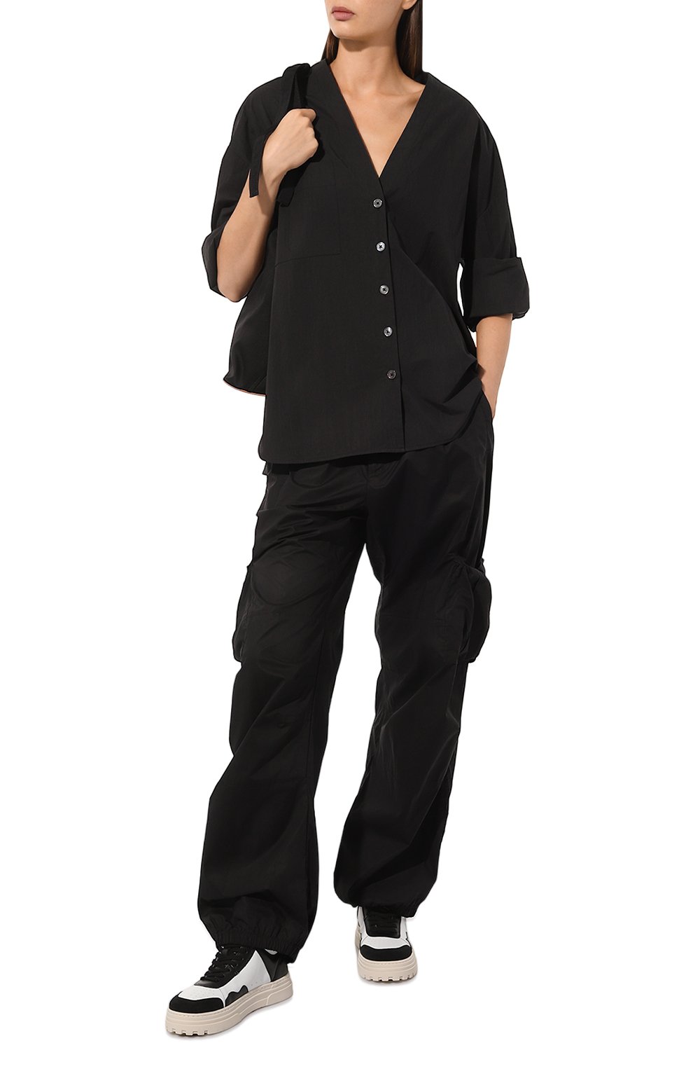 Кожаные кеды PATRIZIA PEPE, арт. 8Z0088_L011, фото 2