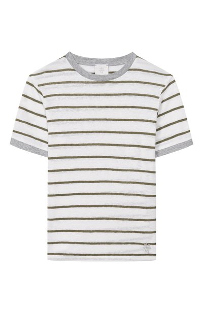 Футболка из вискозы и льна ELEVENTY, арт. EY8P61/J0551