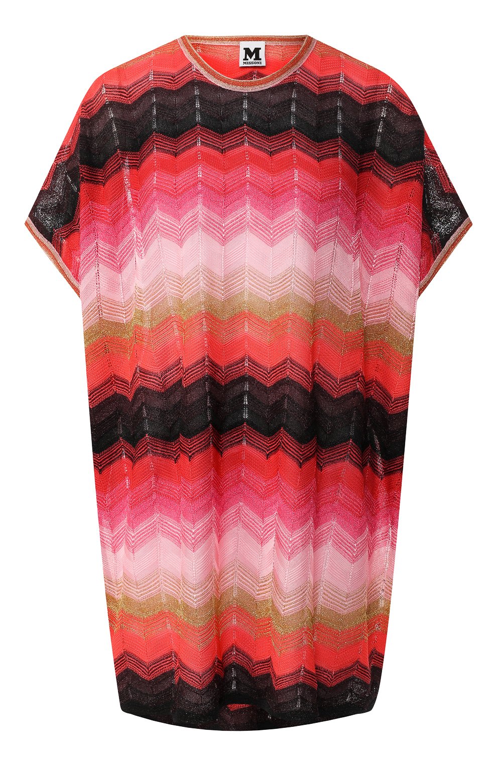 Платье свободного кроя M MISSONI красного цвета по цене 34350 руб., арт. 2DN00004/2K0029, фото 1 Платье свободного кроя M MISSONI, арт. 2DN00004/2K0029, фото 1