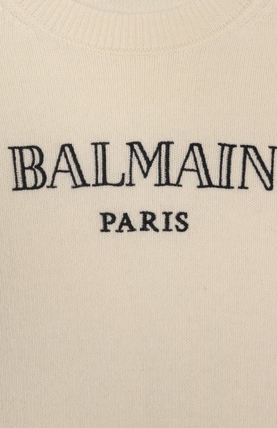 Хлопковый пуловер BALMAIN, арт. BX9P60, фото 3