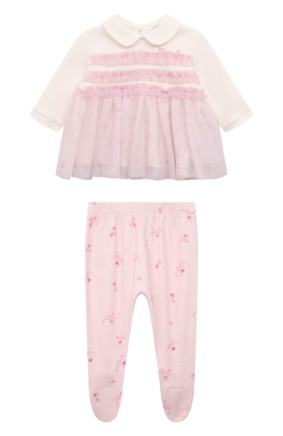 Комплект из туники и ползунков MONNALISA, арт. 35D501, фото 1