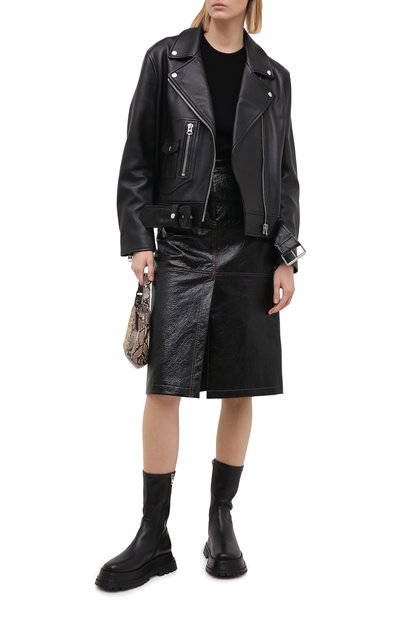 Юбка MSGM черного цвета по цене 44550 руб., арт. 2941MDD22 207670, фото 2 Юбка MSGM, арт. 2941MDD22 207670, фото 2