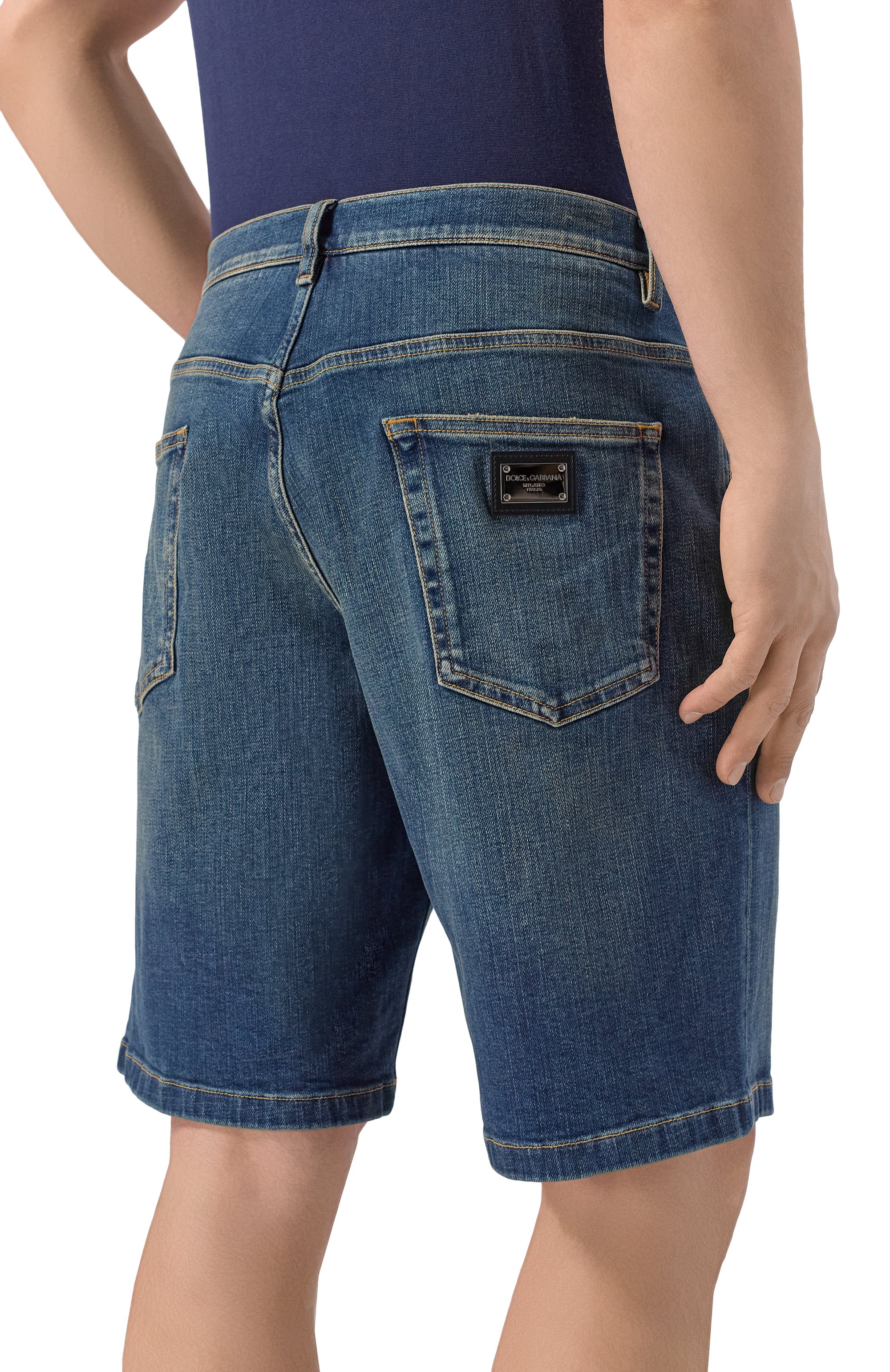 Джинсовые шорты DOLCE & GABBANA, арт. GWNXAD/G80W9, фото 4