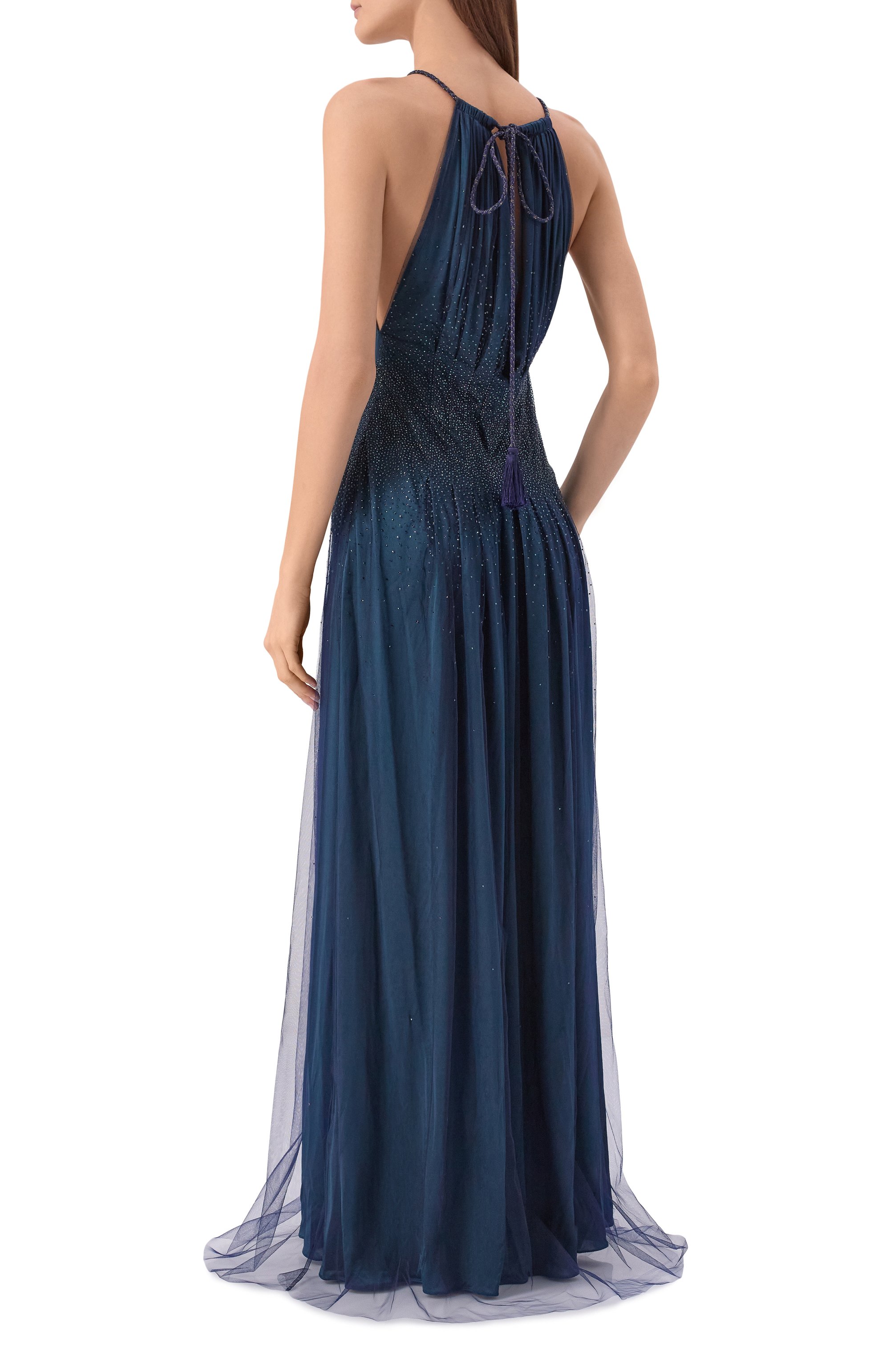 Платье с отделкой стразами GIORGIO ARMANI, арт. GW003795/AF24627, фото 3