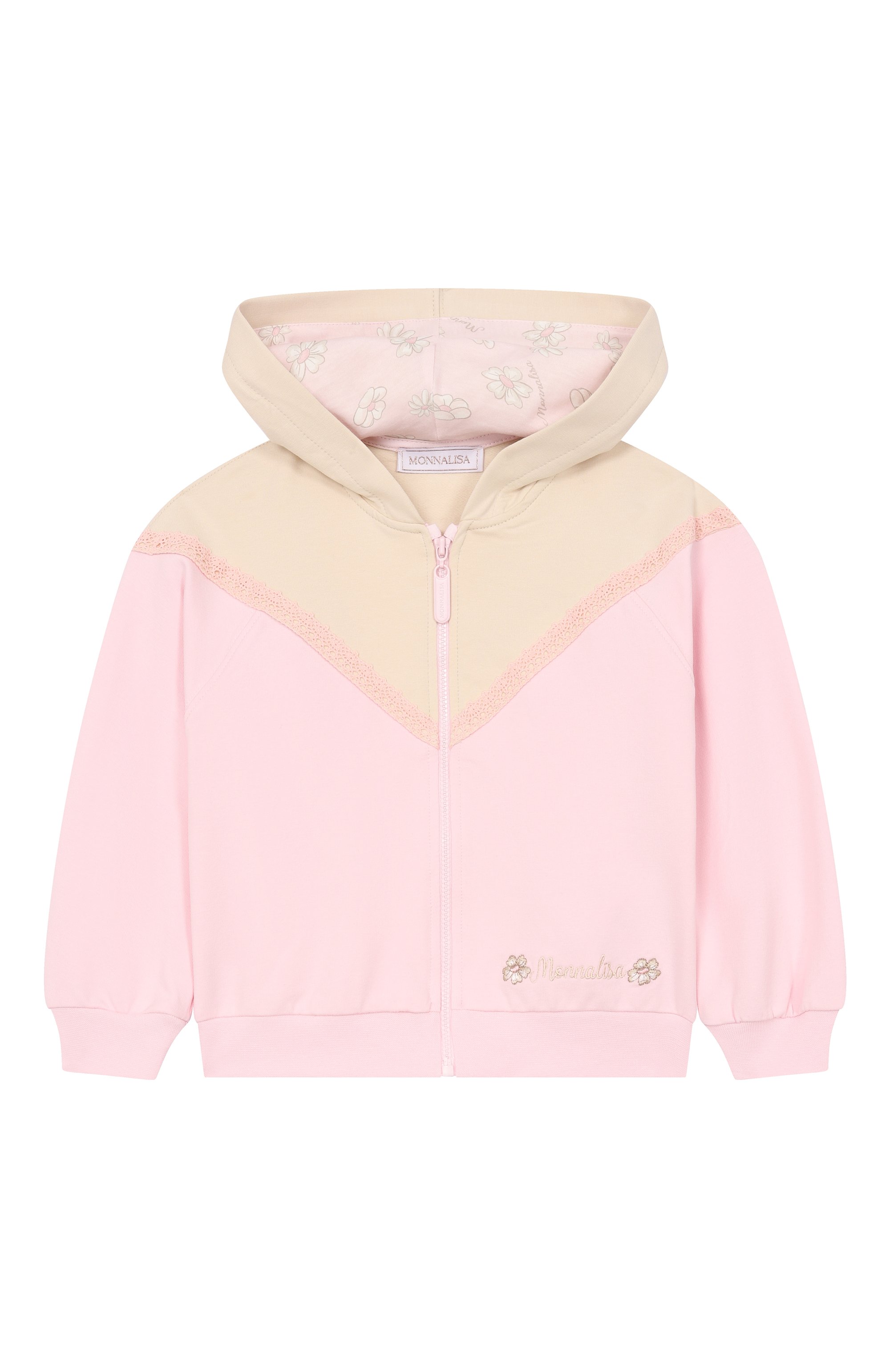 Хлопковая толстовка MONNALISA, арт. 39G802, фото 1