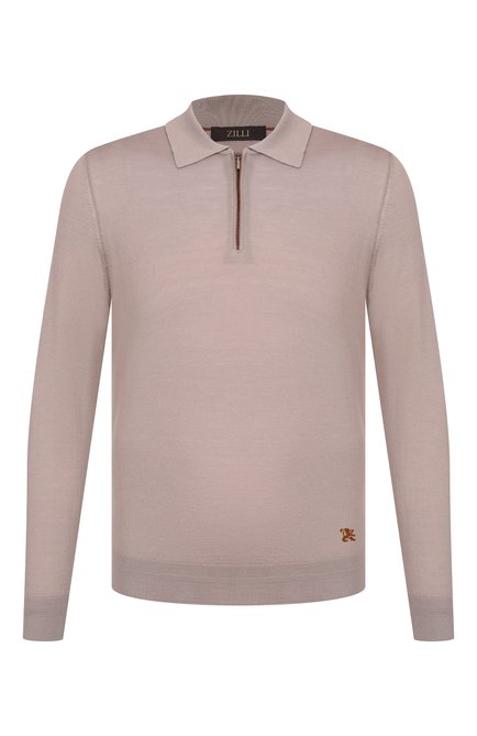 Мужская поло из шерсти и шелка ZILLI, арт. KZP001M0230VLSB00