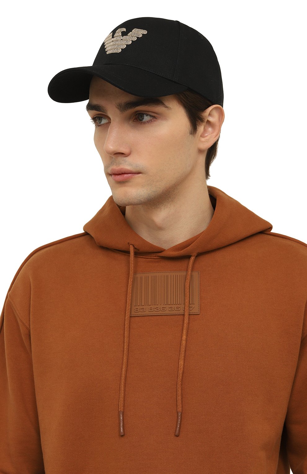Хлопковая бейсболка EMPORIO ARMANI, арт. 237194/3R496, фото 2
