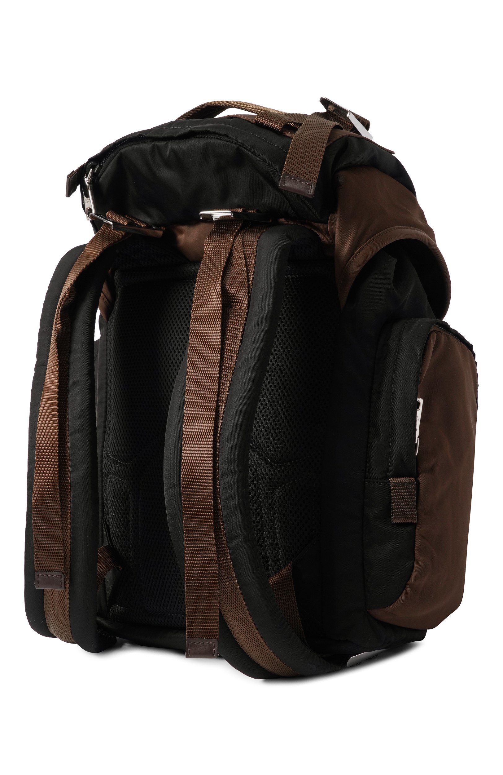 Рюкзак PRADA коричневого цвета по цене 399500 руб., арт. 2VZ121V/D0M2DMG, фото 3 Рюкзак PRADA, арт. 2VZ121V/D0M2DMG, фото 3