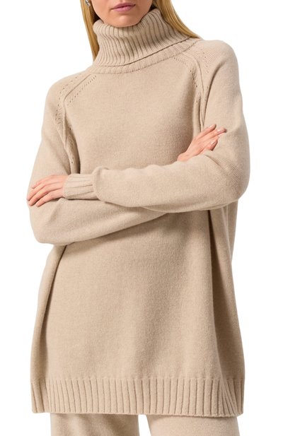 Кашемировый свитер MVST бежевого цвета по цене 139500 руб., арт. TSA02DM/1175, фото 3 Кашемировый свитер MVST, арт. TSA02DM/1175, фото 3