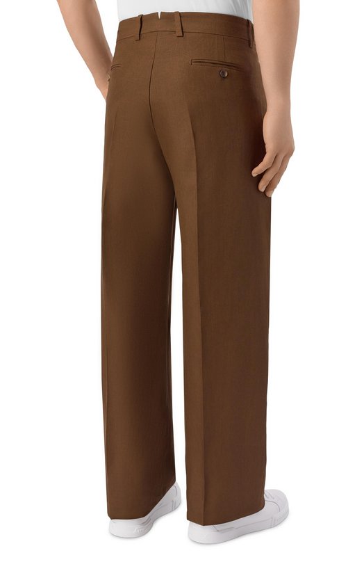 Льняные брюки MVST M26.2PM.T039/F157 Коричневый  M26.2PM.T039/F157 Фото 4