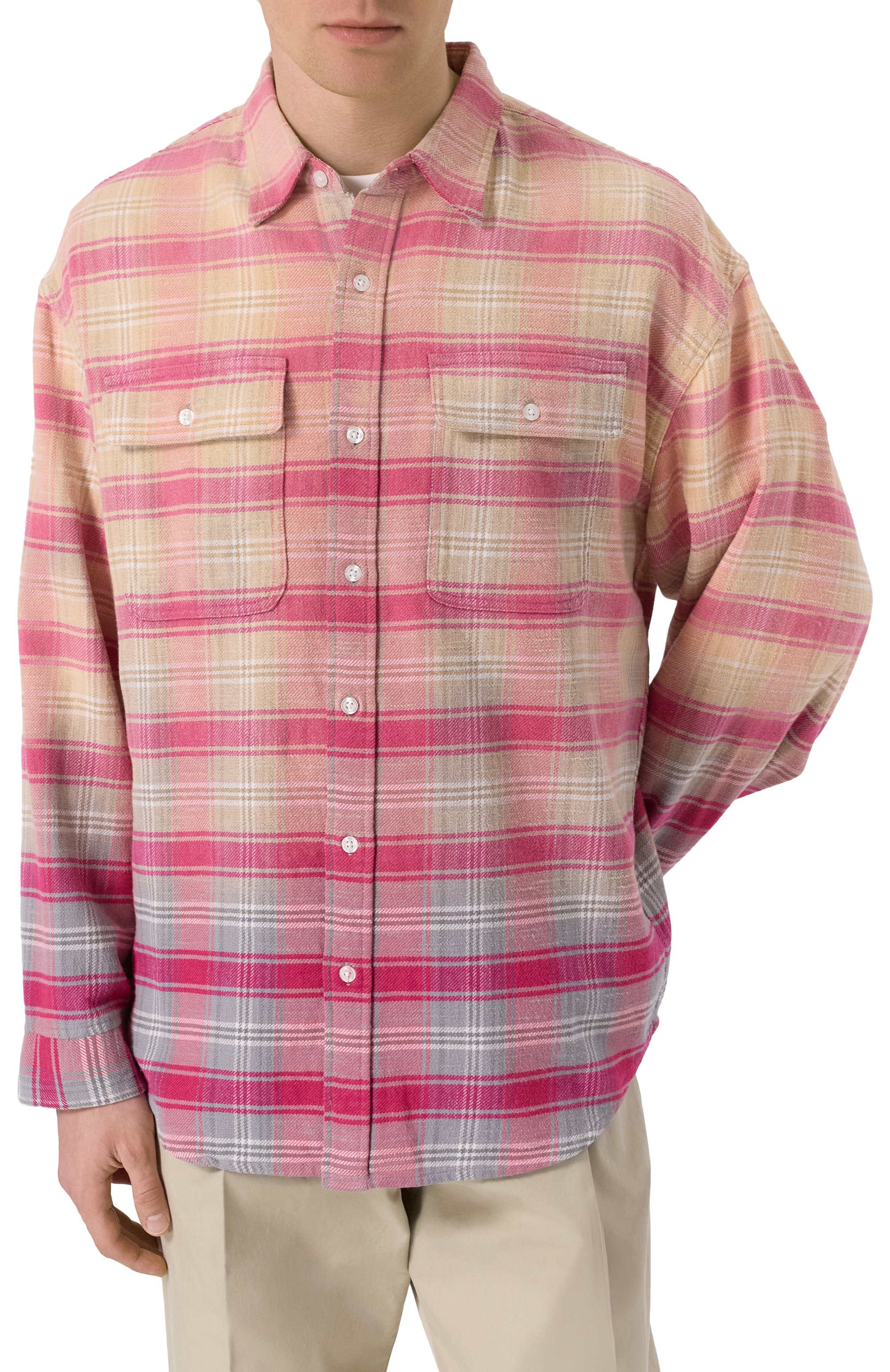 Хлопковая рубашка R13, арт. R13MR266-R506B, фото 3