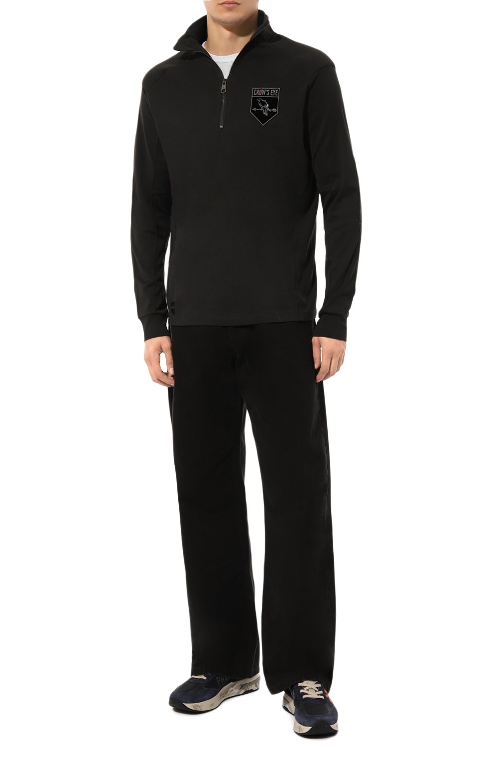 Хлопковый свитшот CROW’S EYE, арт. L.E.8, фото 2